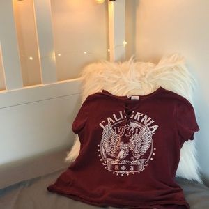 Sky and Sparrow, Red California Shirt